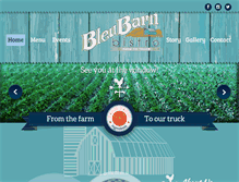 Tablet Screenshot of bleubarnbistro.com